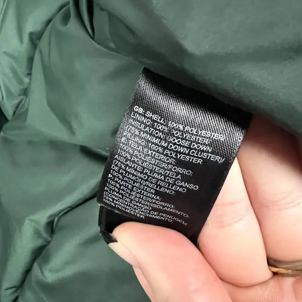 The North Face Down Puffer Vest Mens‎ XL Grey Quilted Outdoor Heavyweight